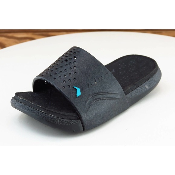 Rider‎ Toddler Unisex 9 Medium Black Slides Synthetic - Picture 1 of 6
